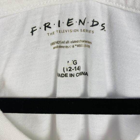 Friends "How You Doin?" Semi-Sheer Retro Tank Top Large Y2K TV Quotes - Picture 4 of 6